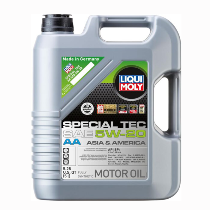 Liqui Moly 2259 Special Tec AA 5W-20 Synthetic Motor Oil, 5L