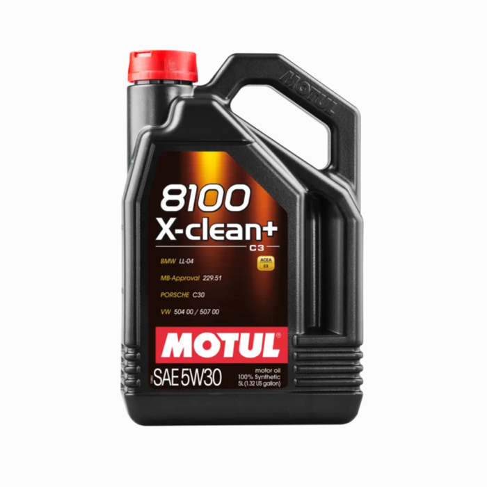 Motul 5L Synthetic Engine Oil 8100 5W30 X-CLEAN Plus - 106377