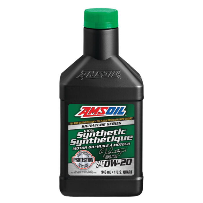 AMSOIL SIGNATURE SERIES 0W-20 100% SYNTHETIC MOTOR OIL